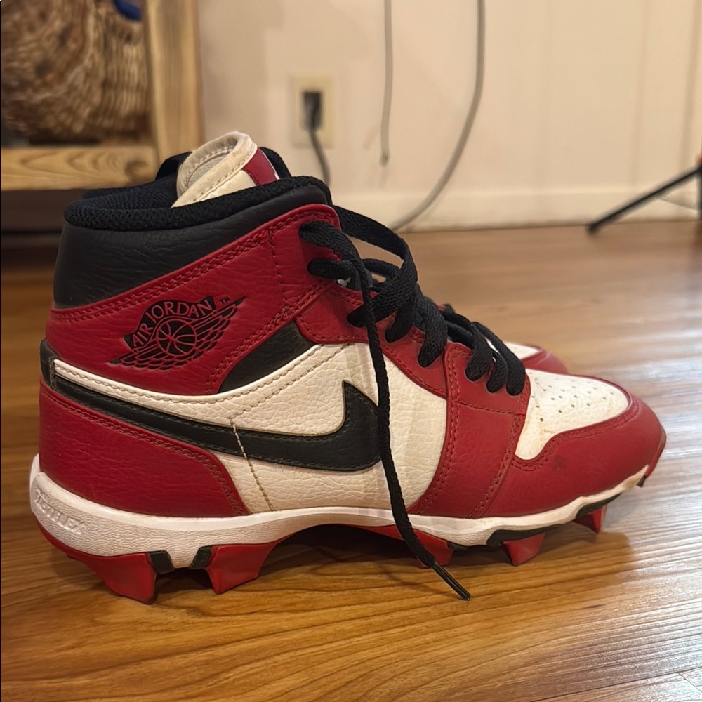 Jordan Kids Red and Black Shoes